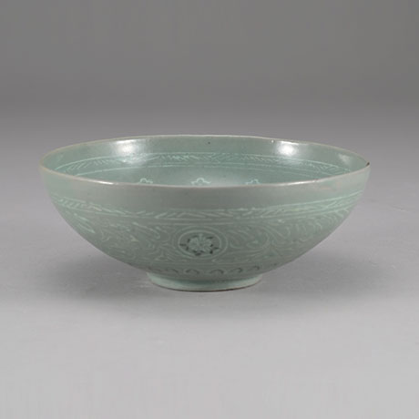 청자상감운학문발(靑瓷象嵌雲鶴文鉢)