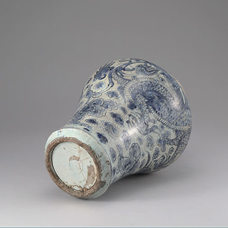 백자청화운룡문호(白瓷靑華雲龍文壺)