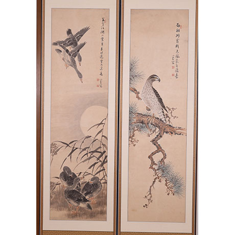 이당 김은호, 화조영모도 10폭 병풍(以堂 金殷鎬, 花鳥翎毛圖 十幅 屛風)