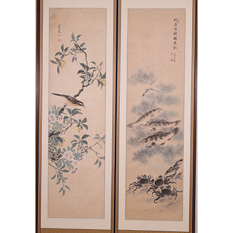 이당 김은호, 화조영모도 10폭 병풍(以堂 金殷鎬, 花鳥翎毛圖 十幅 屛風)