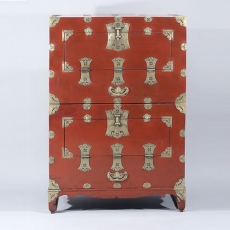 주칠이층반닫이농(朱漆二層臥櫃籠)