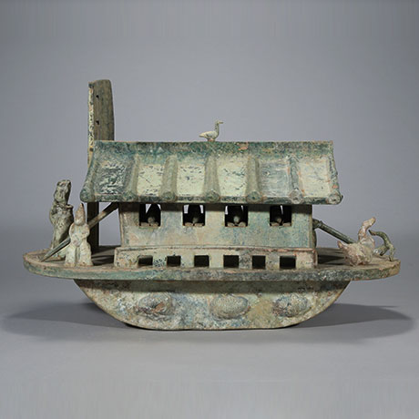 배모양 녹유(綠釉船)