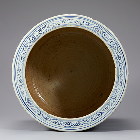 청화귀곡자하산도지통(靑花鬼谷子下山图纸筒)