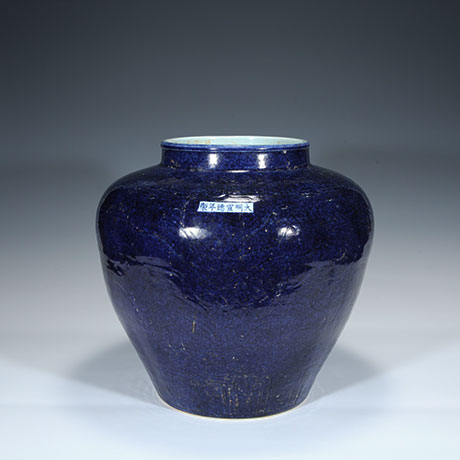 제람유관호(霽藍釉罐壺)