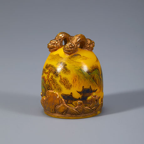 법랑산수문문진(琺瑯山水紋文鎭)